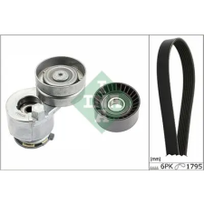 Schaeffler INA hosszbordás szíj készlet 529 0124 10 autóalkatrész
