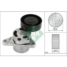 Schaeffler INA Szíjfeszítő, hosszbordás szíj 534 0709 10 autóalkatrész
