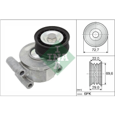 Schaeffler INA Szíjfeszítő, hosszbordás szíj Schaeffler INA 534 0249 10 autóalkatrész