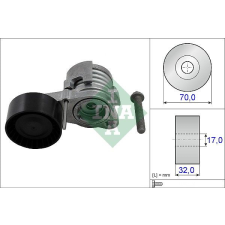 Schaeffler INA Szíjfeszítő, hosszbordás szíj Schaeffler INA 534 0432 10 autóalkatrész
