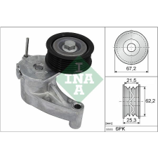 Schaeffler INA Szíjfeszítő, hosszbordás szíj Schaeffler INA 534 0710 10 autóalkatrész