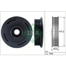Schaeffler INA Szíjtárcsa, főtengely 544 0098 10 autóalkatrész