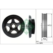 Schaeffler INA Szíjtárcsa, főtengely 544 0142 10 autóalkatrész