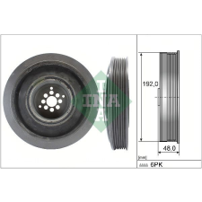 Schaeffler INA Szíjtárcsa, főtengely Schaeffler INA 544 0102 10 autóalkatrész