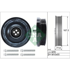 Schaeffler INA Szíjtárcsa készlet, forgattyús tengely Schaeffler INA 544 0137 20 autóalkatrész