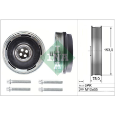 Schaeffler INA Szíjtárcsa készlet, forgattyús tengely Schaeffler INA 544 0169 20 autóalkatrész