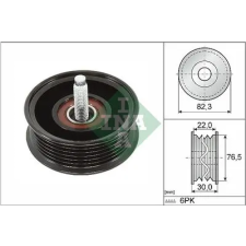 Schaeffler INA Szíjtárcsa/vezetőgörgő, hosszbordás szíj 532 0922 10 autóalkatrész