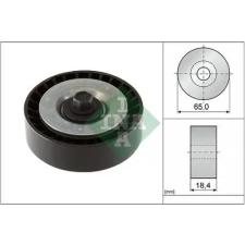 Schaeffler INA Szíjtárcsa/vezetőgörgő, hosszbordás szíj 532 0928 10 autóalkatrész