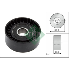 Schaeffler INA Szíjtárcsa/vezetőgörgő, hosszbordás szíj Schaeffler INA 532 0892 10 autóalkatrész