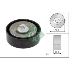 Schaeffler INA Szíjtárcsa/vezetőgörgő, hosszbordás szíj Schaeffler INA 532 0895 10 autóalkatrész