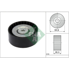 Schaeffler INA Szíjtárcsa/vezetőgörgő, hosszbordás szíj Schaeffler INA 532 0905 10 autóalkatrész