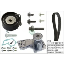Schaeffler INA Vízpumpa + fogasszíj készlet 530 0495 30 autóalkatrész