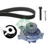 Schaeffler INA Vízpumpa + fogasszíj készlet Schaeffler INA 530 0173 30