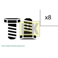 Schaeffler LuK Csavar készlet, lendkerék 411 0186 11 autóalkatrész