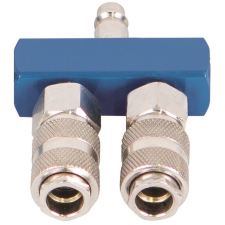 Scheppach Gyorscsatlakozó kettes elosztóval (7906100722) barkácsgép tartozék