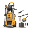 Scheppach Riwall REPW 180 RC SET - elektromos magasnyomású mosó 180 bar, távvezérléssel és tartozékokkal (EP25A2401109B)
