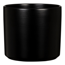 Scheurich kaspó 631 Monaco 21 cm átmérő x 19,9 cm Night Black kerti tárolás