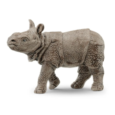 Schleich 14860 Indiai rinocérosz kölyök figura - Wild Life játékfigura