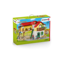 Schleich 42407 Falusi ház istállóval játékszett - Farm World játékfigura
