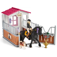 Schleich 42437 Horse Club Istállóállás Tori és Princess figurákkal játékfigura
