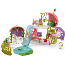 Schleich 42445 Bayala Csillogó Virágház szett egyszervú figurákkal játékfigura