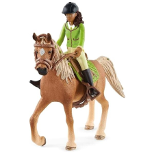 Schleich 42542 Horse Club Sarah & Mystery játékfigura