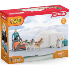 Schleich 42558 Antarktiszi expedíció kutyaszánnal játékfigura