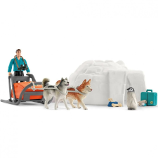 Schleich 42624 Antarktiszi expedíció kutyaszánnal játékfigura