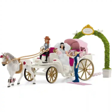 Schleich 42641 Romantikus esküvői hintó játékfigura