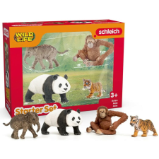Schleich 42736 Wild Life Ázsia vadállat készlet kezdő csomag játékfigura (42736) játékfigura
