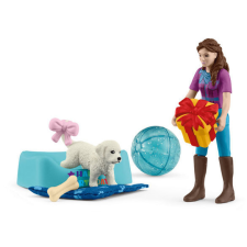 Schleich 42744 Horse Club Születésnapi parti Lisával játékfigura