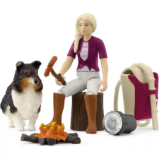 Schleich 42749 Grillezés Sofia-val és kutyájával játékfigura