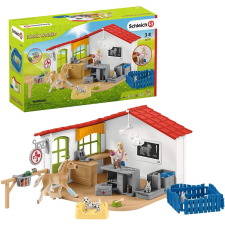 Schleich állatorvosi rendelő állatkákkal (42502) (sch42502) - Játékfigurák játékfigura
