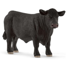 Schleich Fekete Angus bika figura (13879) (sch13879) játékfigura