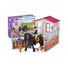 Schleich HORSE CLUB Horse Box with Tori & Princess (42437) játékfigura