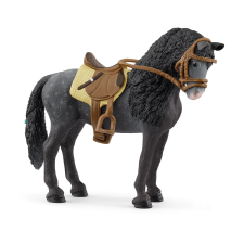 Schleich Horse Club Tisztavérű spanyol ló figura nyereggel és kantárral (42708) játékfigura
