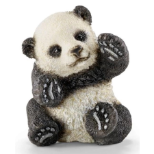schleich kis panda játék közben játékfigura