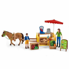 Schleich Mobil piaci stand játékfigura