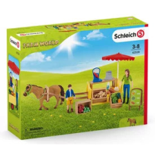  Schleich Mobil piaci stand játékfigura