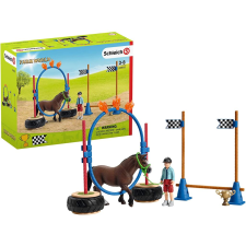 Schleich póni ügyességi verseny (42482) (sch42482) játékfigura