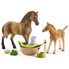 Schleich Sarah kisállat ápoló szettje (42432) (sch42432) játékfigura