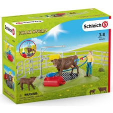 Schleich : tehénmosó állomás 42529 játékfigura