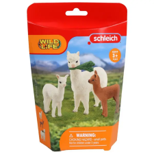 Schleich : Wild Life - Alpaka család figura szett (42544) játékfigura