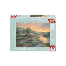 Schmidt 1000 db-os puzzle - Dawn in Emerald Valley, Thomas Kinkade (59774) puzzle, kirakós