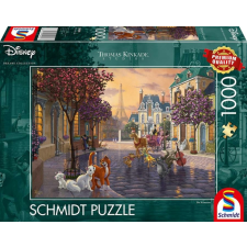Schmidt 1000 db-os puzzle - Disney - The Aristocats, Thomas Kinkade (59690) puzzle, kirakós
