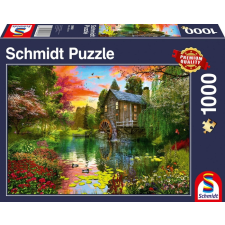 Schmidt 1000 db-os puzzle - The watermil (58968) puzzle, kirakós