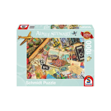 Schmidt 1000 db-os puzzle - Travel Memories, Aimee Stewart (57581) puzzle, kirakós