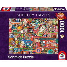 Schmidt 1000 db-os puzzle - Vintage Board Games, Shelley Davies (59900) puzzle, kirakós