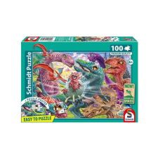 Schmidt 100 db-os puzzle - Little Dinosaurs, Big Adventures (56527) puzzle, kirakós