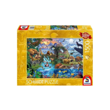 Schmidt 1500 db-os puzzle - Panorama of Wildlife (58866) puzzle, kirakós